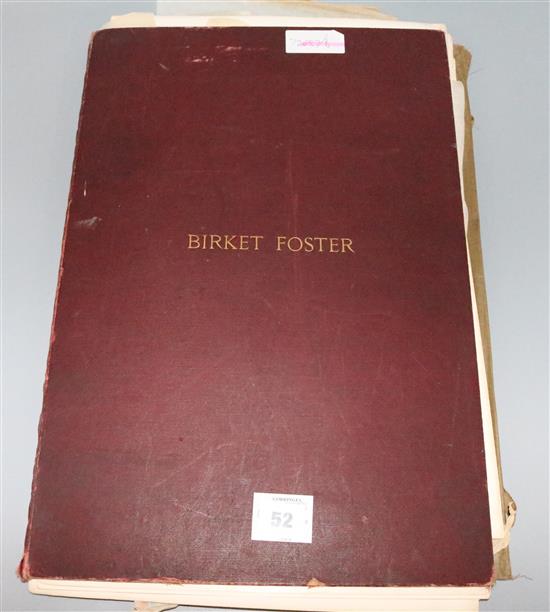 A set of 17 Miles Birket Foster engravings(-)